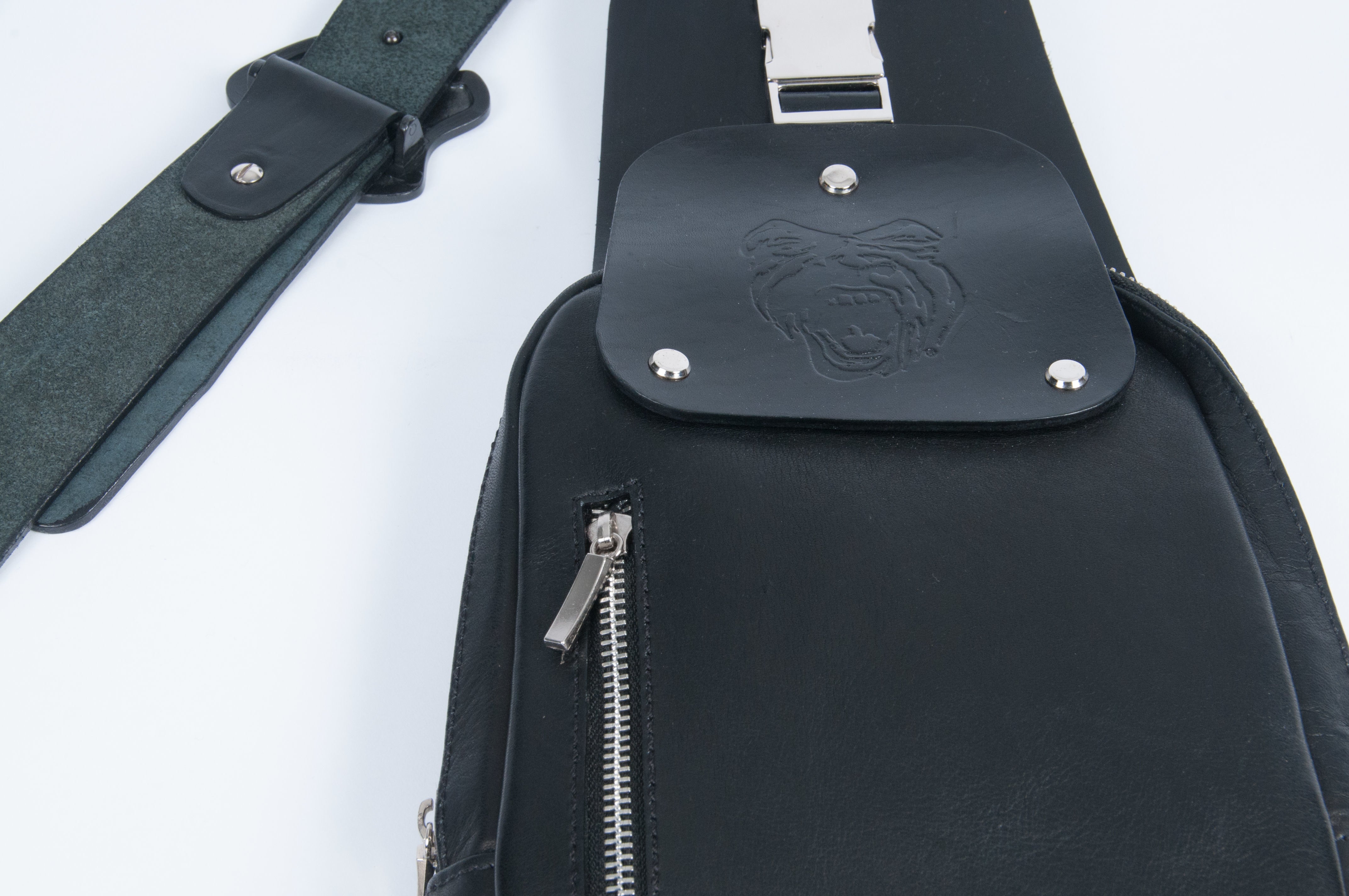 THE CHATHAM LEATHER STRAP WITH RAGE FACE BUCKLE